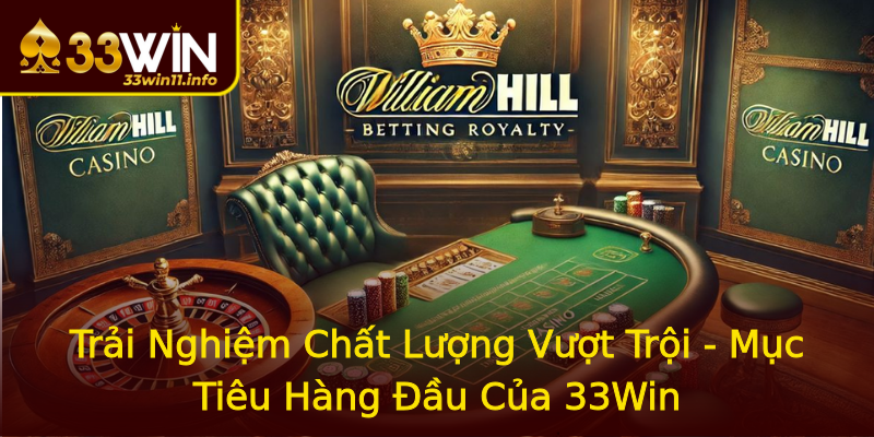 Trải Nghiệm Chất Lượng Vượt Trội - Mục Tiêu Hàng Đầu Của 33Win Trải Nghiệm Chất Lượng Vượt Trội - Mục Tiêu Hàng Đầu Của 33Win